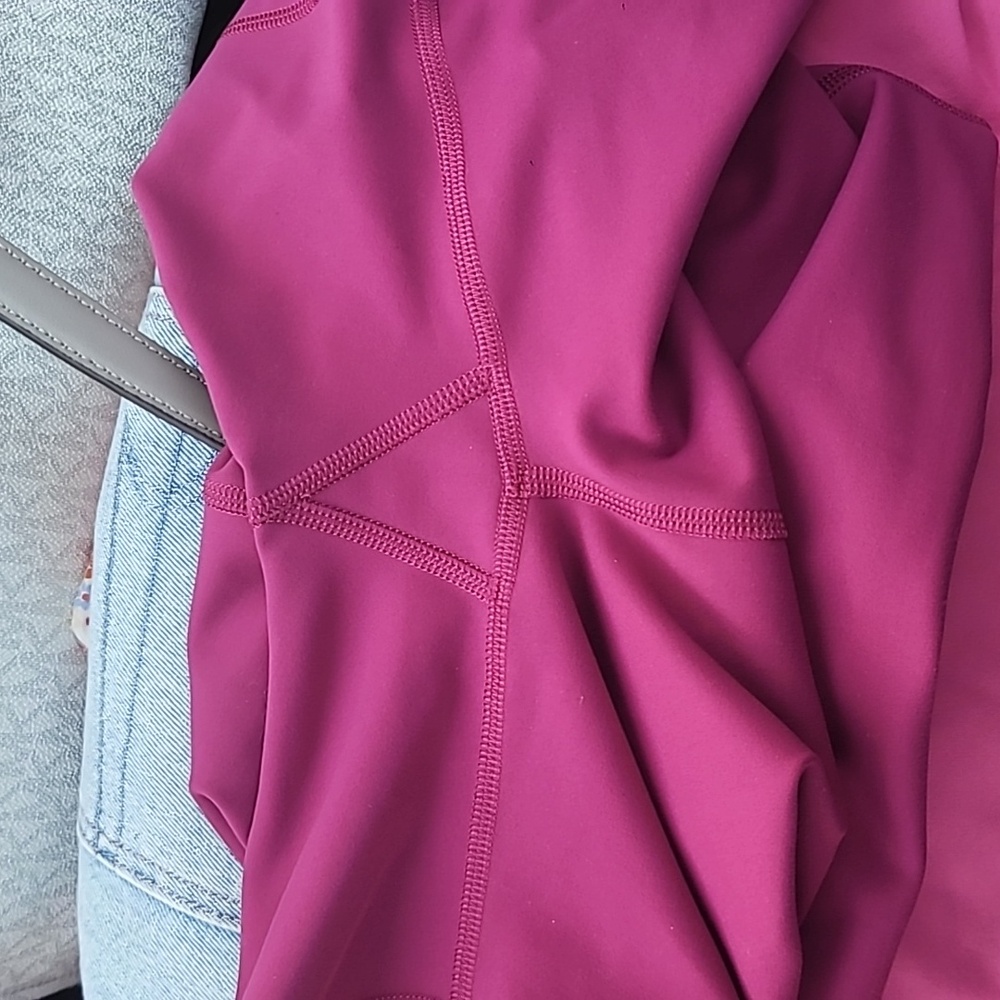 Lululemon Wunder Train High Rise Magenta Shorts - Picture 6 of 6